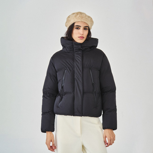 Campera Mujer Puffer Inflada Capucha Anubis Parka Supply