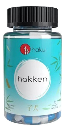 1 Frasco Hakken -45 Caps-500 Mg. (depresión,estrés,insomnio) Sabor Sin sabor