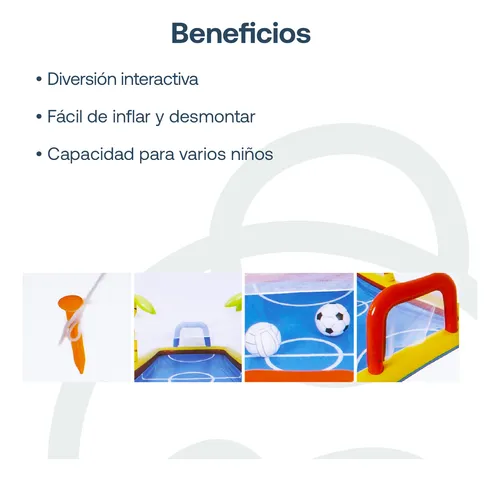 Piscina Centro De Juegos Futbol Voley Multicancha Be Splash