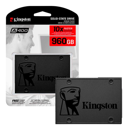 Disco Solido Ssd Interno Kingston A400 960gb 6gb/s 500mb/s
