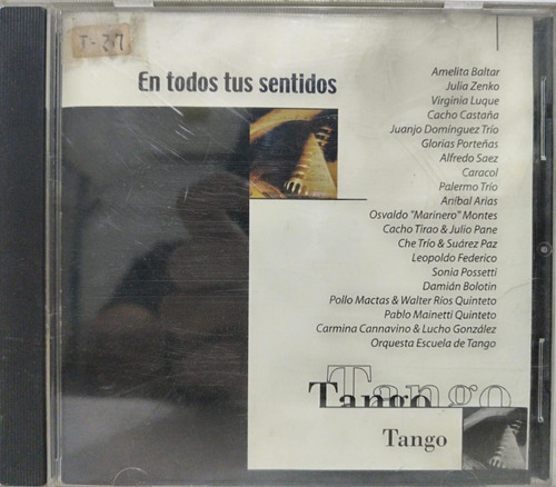 Varios  En Todos Tus Sentidos Tango Cd Argentina 2001