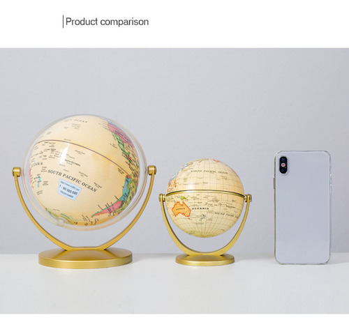 As Mini Mapa World Globe, Edición En Inglés, Tierra