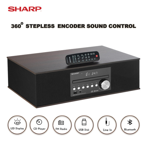 Micro Component Wireless Bluetooth Audio Streaming Cd Player