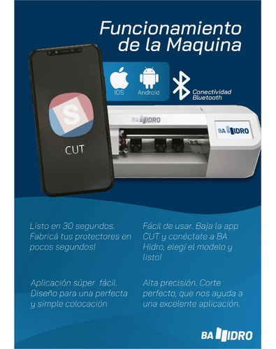 Plotter Hidrogel Para Celulares Tablet Reloj Smartwatch