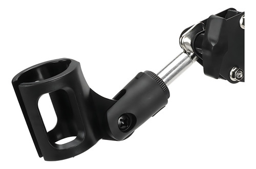 Kit 04 Un Suporte Articulado De Mesa P/ Microfone Base Móvel Cor Preto