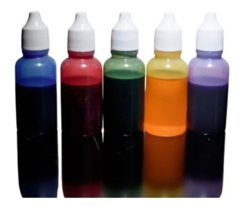  Kit 7 De Pigmentos Colorantes  Para Jabon Artesanal Gotero