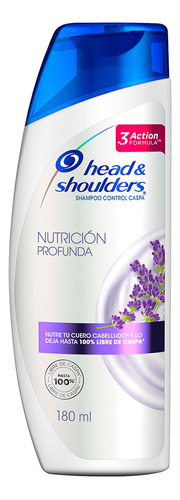 Shampoo Head & Shoulders Nutrición Profunda en botella de 180mL por 1 unidad