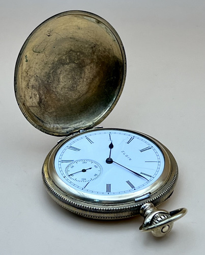 Antiguo Reloj De Bolsillo Elgin Natl Watch Co Usa 1900#0153 (Usado)