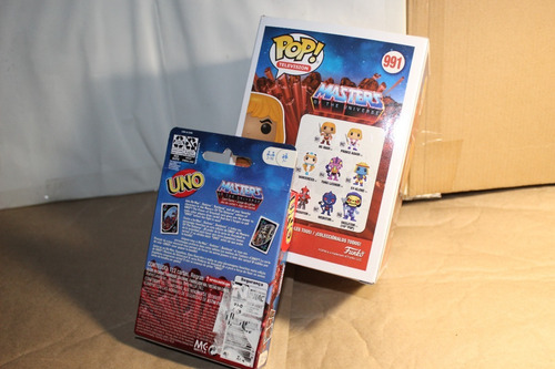 Figura Funko Pop Heman Masters Universe + Cartas Uno He-man (Usado)