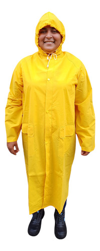Impermeable Tipo Gaban Amarillo X 3unds