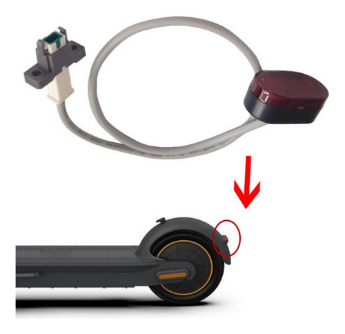 Luz Trasera De Scooter Eléctrico, Lámpara De Advertencia, Lu
