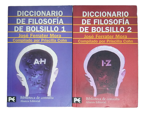 Diccionario De Filosofía De Bolsillo 2 Tomos Original/nuevo