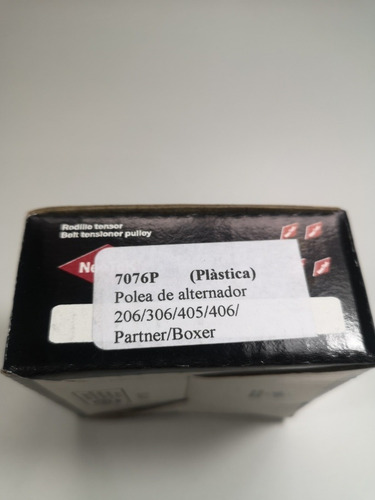 Imagen 10 de 10 de Polea Alternador Peugeot 206/306/405 /406/partner/bóxer