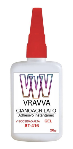 Cianoacrilato Adhesivo Pegamento St 416 Viscosidad Alta 20gr