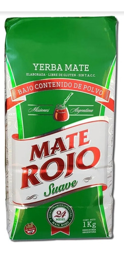 Yerba Mate Rojo Suave X Kilo.