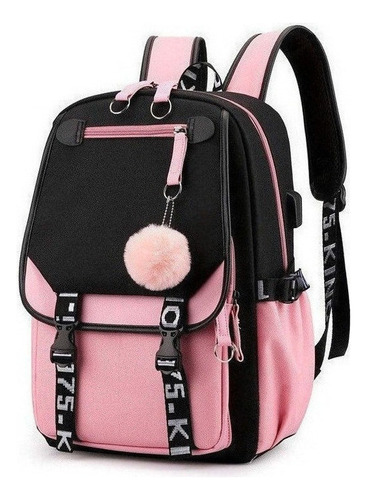 Mochila Usb Kawaii De Estilo Coreano For Jóvenes