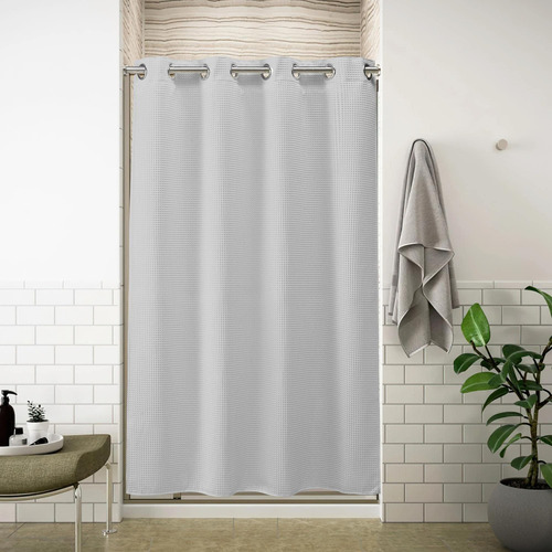 Set De Cortinas Para Ducha River Dream Stall - Gris