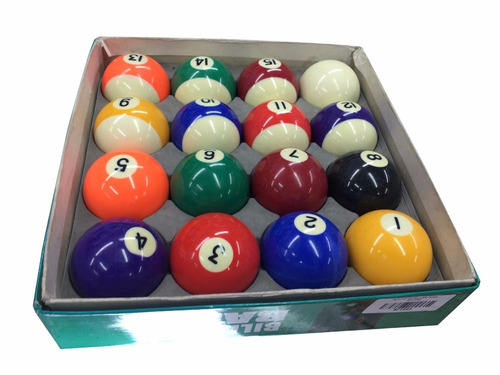 Bolas De Billar Marca Billard Ball Set X 16 De Alto Impacto