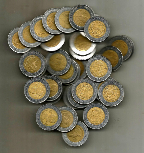 Coleccion De Monedas De Bicentenario 37 Monedas Usadas
