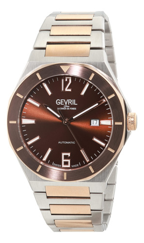 Gevril Reloj Automático Para Hombre Con Correa De Acero