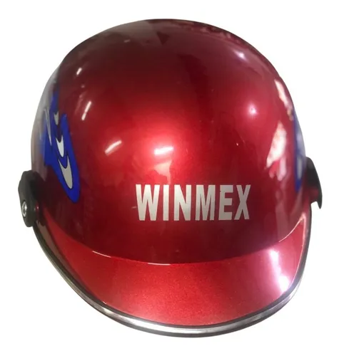 Casco De Gorra Rojo Winmex G126 Cuotas sin inter s