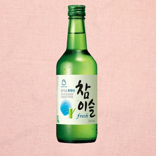 Alcohol Coreano Soju Jinro Sabor Chamisul Fresh 2 Pzas 360ml