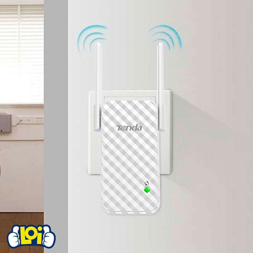 Imagen 5 de 5 de Extensor Repetidor Wifi Tenda Doble Antena 300mbps A9 En Loi