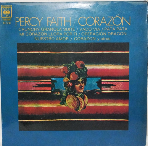 Percy Faith Y Su Orchestra  Corazón Lp La Cueva Musical