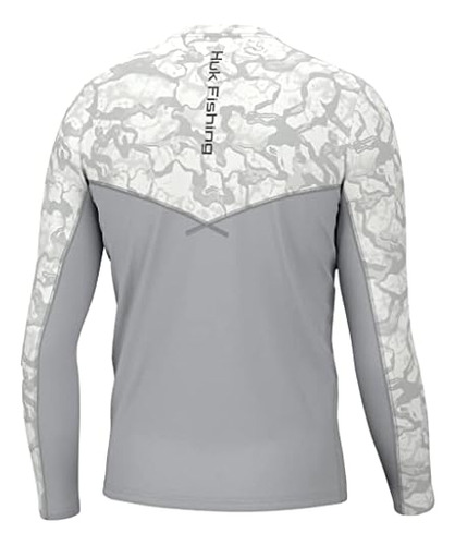 Huk Polera De Pesca De Alto Rendimiento Con Patrón Icon X Es