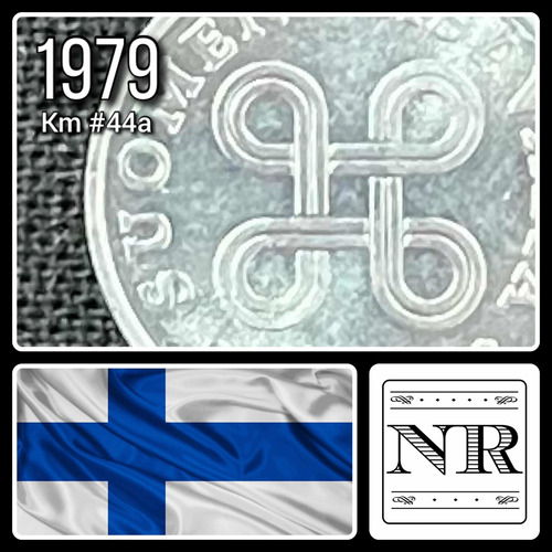 Finlandia - 1 Penni - Año 1979 - Cruz St. Hannes - Km #44a :