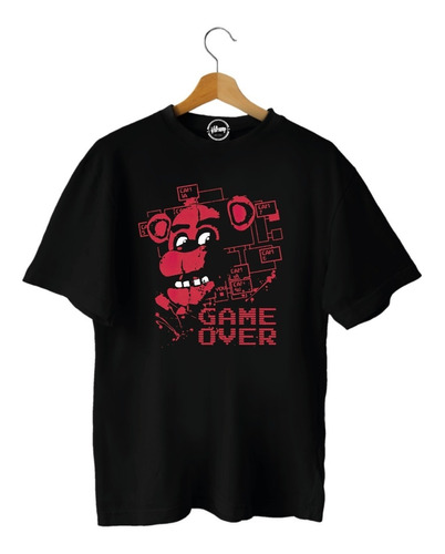 Polera Five Nights At Freddy´s Videojuego Game Over