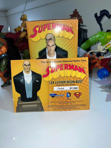 Lex Luthor Supemran Animated Busto - Diamond Select - Resina