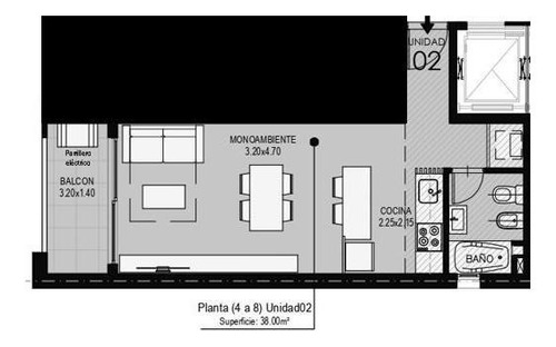 Imagen 3 de 30 de Monoambiente Al Contrafrente C/amenties - Entre Ríos 443