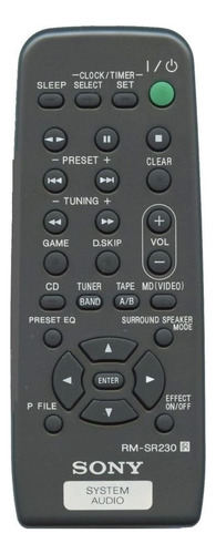 Control Remoto Orig Sony Para Equipo Sonido Antiguo /descrip