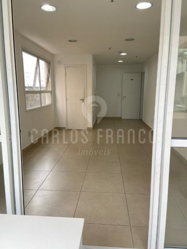 Imagem 4 de 5 de Sala Comercial, Com 34m², Varanda, 2 Banheiros, Ar Condicionado, 1 Vaga - Rua Paes Leme - Pinheiros - Cf65635
