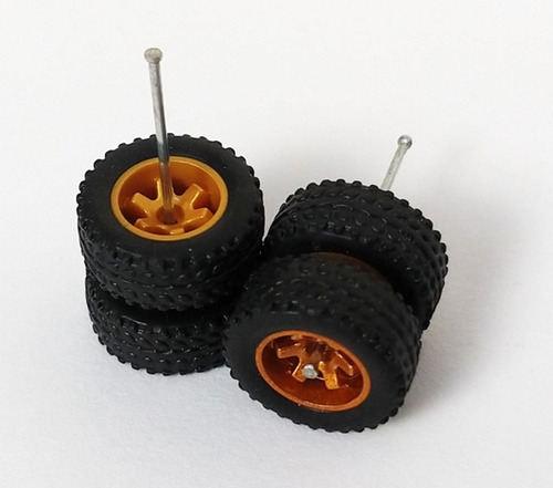 Llantas De Goma Para Hot Wheels Matchbox Premium Custom 1:64