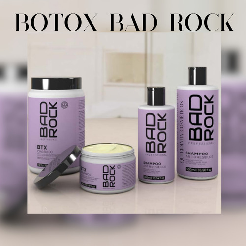 Shampoo Antirresíduos Hanova Bad Rock 500ml