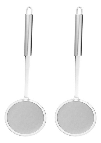 2 Cucharas Espumadoras, Colador De Alimentos De Malla Fina