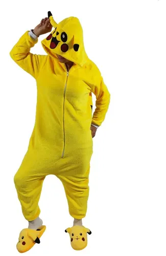 Pijama Térmica De Pikachu Para Adultos Y Niños