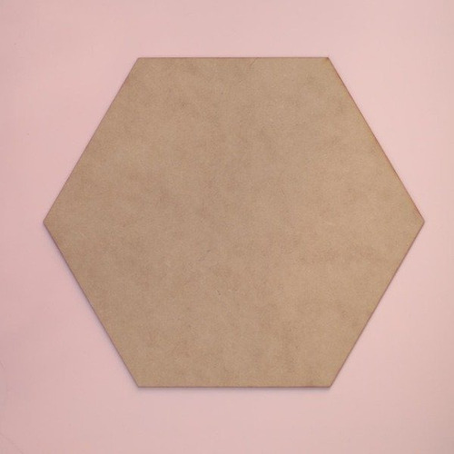 Base Plato De Sitio Hexagono Fibrofacil X6u 35x40cm Cupa 