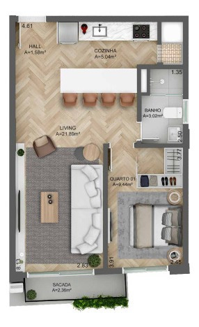 Imagem 28 de 30 de Apartamento À Venda No Bairro Cidade Baixa - Porto Alegre/rs - O-25294-41767