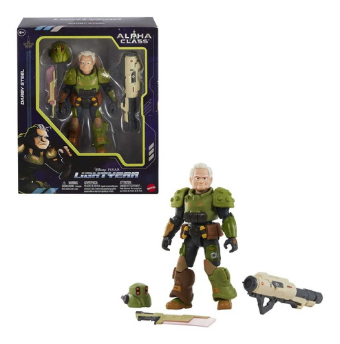 Boneco Darby Steel - Lightyear Alpha Class - Mattel