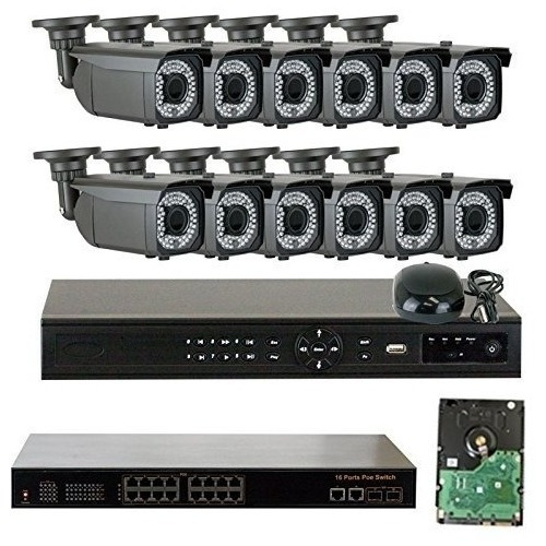 Gw Security Vdw16ch12c1361ip 16 Channel 1080p Network Nvr