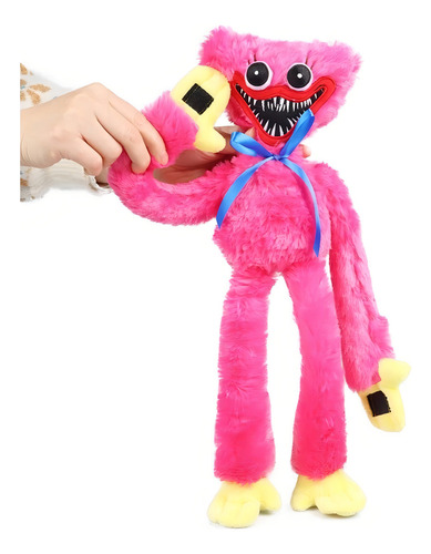 Huggy Wuggy Poppy Playtime Brinquedo De Pelucia Cor Rosa