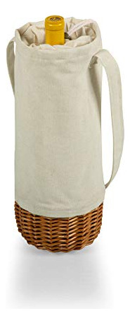 Botella Aislante De Lona Y Vino De Sauce Picnic Time Malbec