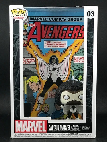 Funko Pop Comic Covers Captain Marvel Monica Rambeau #03
