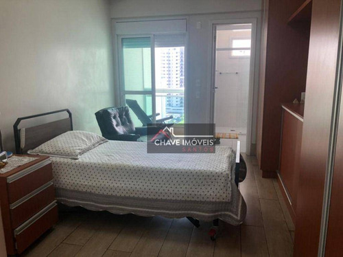 Imagem 14 de 30 de Apartamento Com 2 Dormitórios À Venda, 129 M² Por R$ 1.267.000,00 - Ponta Da Praia - Santos/sp - Ap3135