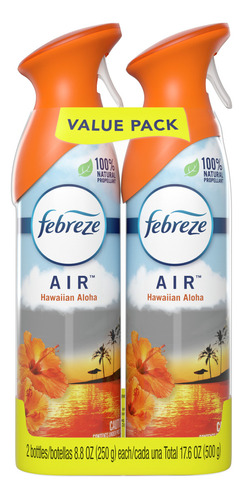 Febreze Deo Ambiental 250gr Hawaiian Aloha Pack X2