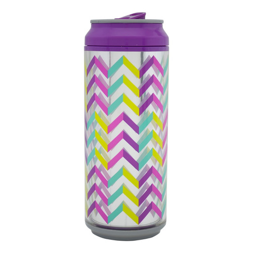 Lata 16 Oz Cool Gear  1619 Morado Líneas