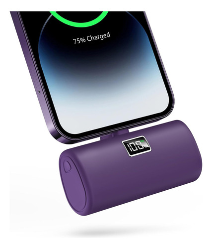 Cargador Portátil Para iPhone Deeppurple 20w Pd Carga Rápida